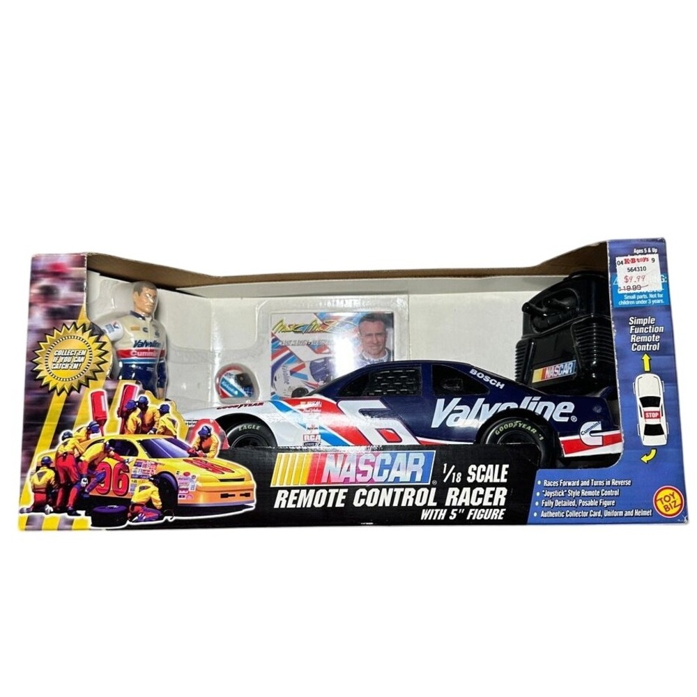 Vintage 90s Nascar 1/18 Scale Remote Control Racer‎ Diecast Toy Mark Martin 6